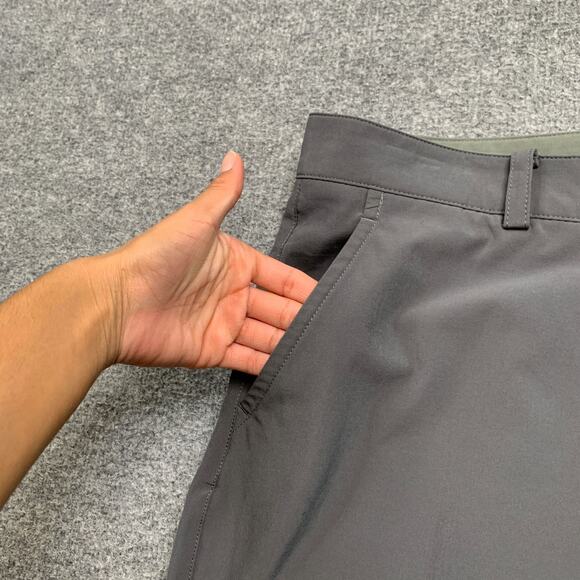 Nike Golf Pants Mens 36 Grey Tour Performance Dri Fit Straight Leg Stretch - Picture 3 of 12